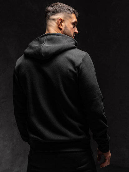 Men's Zip Hoodie Black Bolf HW2787A1