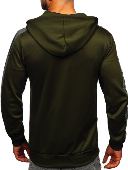 Men's Zip Hoodie Khaki Bolf 27B8121