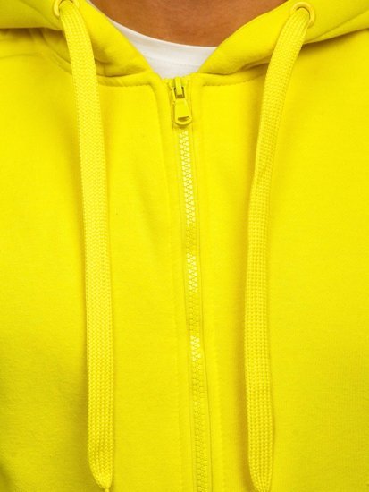 Men's Zip Hoodie Light Yellow Bolf 2008