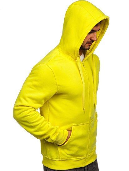 Men's Zip Hoodie Light Yellow Bolf 2008