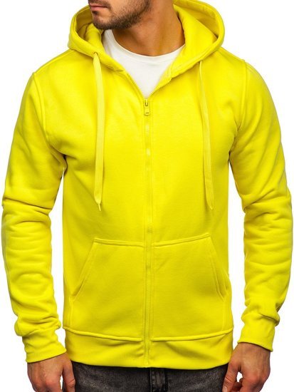 Men's Zip Hoodie Light Yellow Bolf 2008