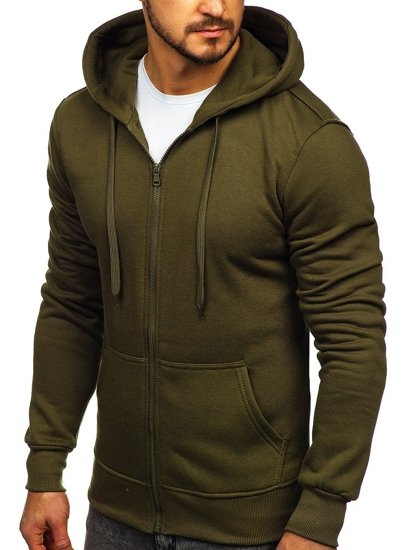 Men's Zip Hoodie Olive Bolf 2008