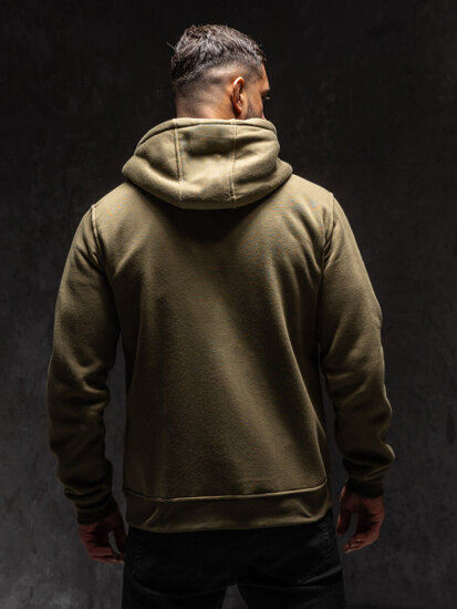 Men's Zip Hoodie Olive Bolf 2008A1