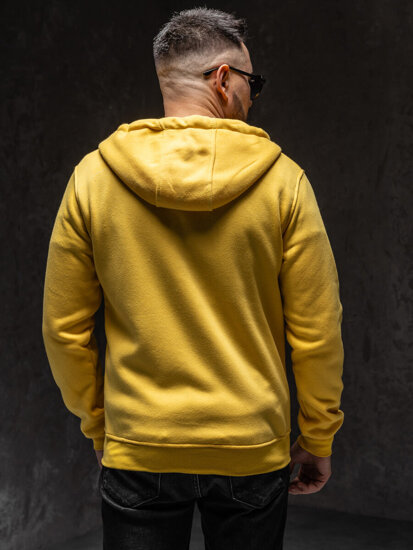 Men's Zip Hoodie Yellow Bolf 2008A1