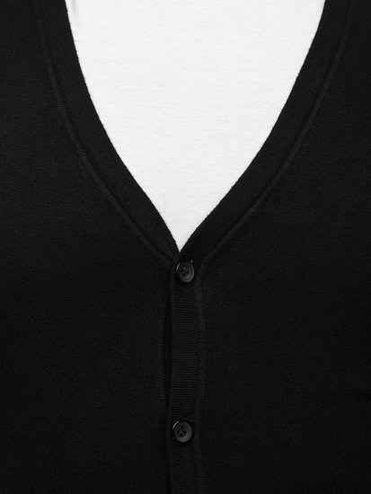 Men's Zip Sweater Black Bolf YY06