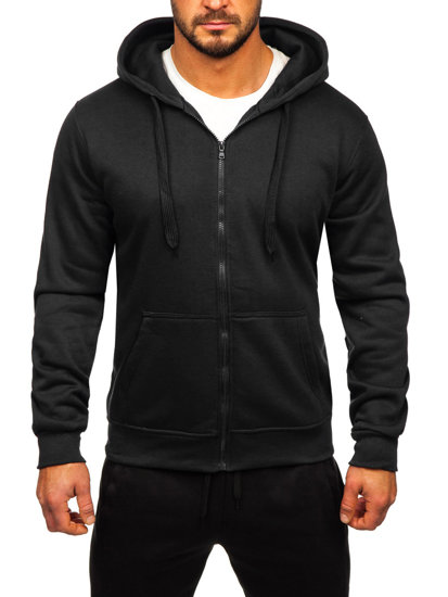 Men's Zip Tracksuit Black Bolf D004