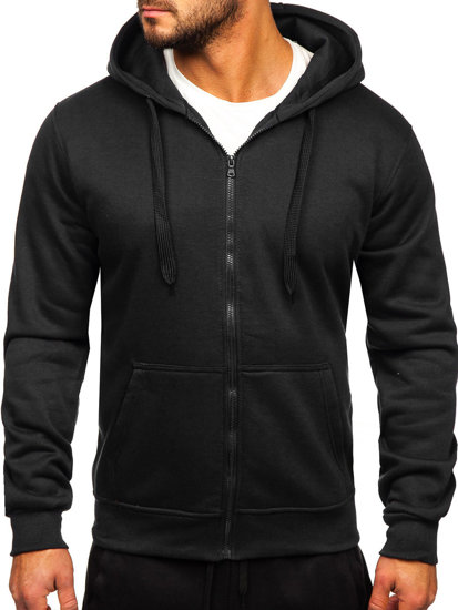 Men's Zip Tracksuit Black Bolf D004