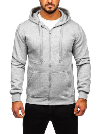 Men's Zip Tracksuit Grey Bolf D004