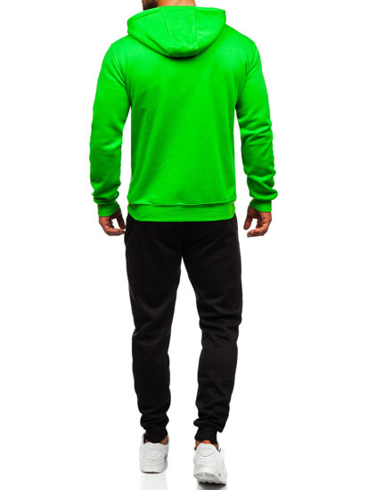 Men's Zip Tracksuit Light Green Bolf D004