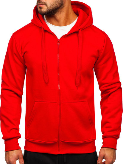 Men's Zip Tracksuit Red Bolf D004