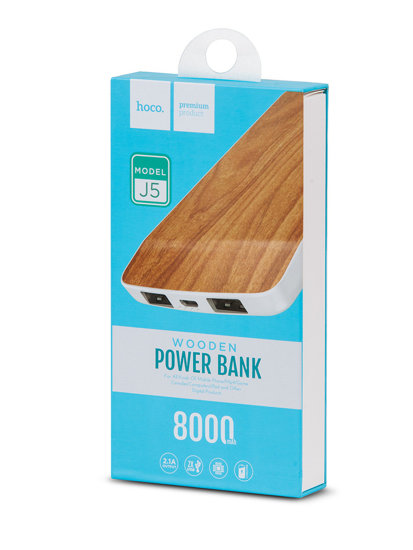 Power Bank Light Brown 8000mAh J5