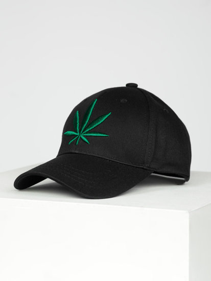 Snapback Cap Black-Green Bolf CZ01