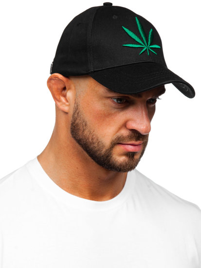 Snapback Cap Black-Green Bolf CZ01