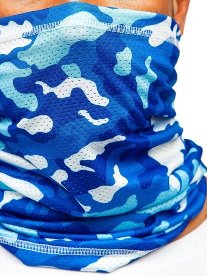 Snood Scarf Camo Blue Bolf YW0504M