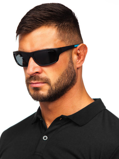 Sunglasses Black-Blue Bolf MIAMI1