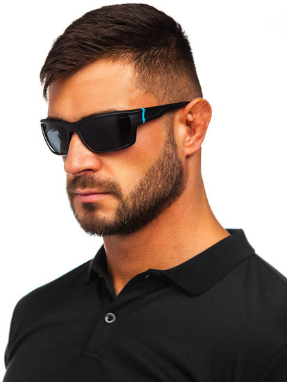 Sunglasses Black-Blue Bolf MIAMI6