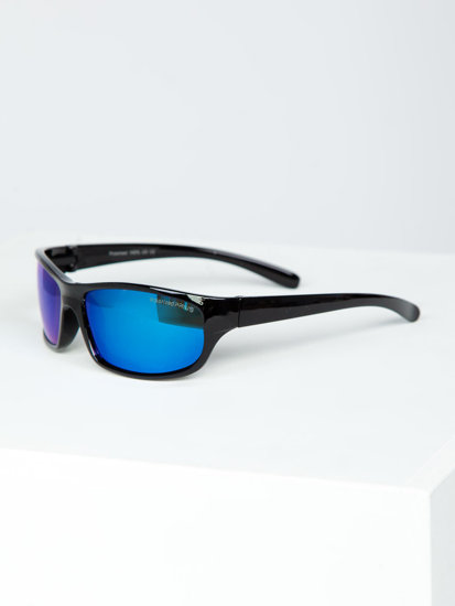 Sunglasses Black-Blue Bolf PLS12