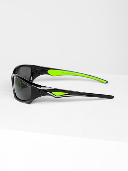 Sunglasses Black-Green Bolf MIAMI4