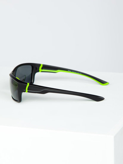 Sunglasses Black-Green Bolf MIAMI6