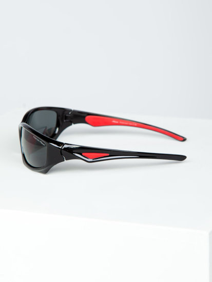 Sunglasses Black-Red Bolf MIAMI4