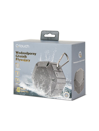 Waterproof Speaker Bluetooth Grey QBS-55