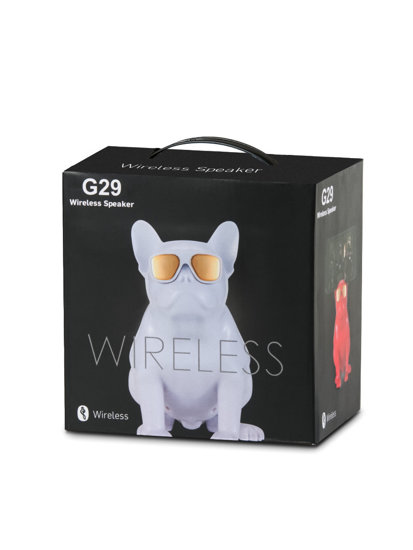 Wireless Bluetooth Speaker French Bulldog Black G29