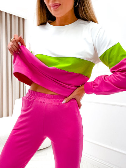 Women's 2-Piece Maranta Tracksuit Fuchsia Bolf 8171