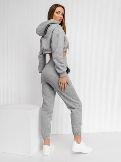 Women's 2-Piece Oversize Tracksuit Grey Bolf 8C68