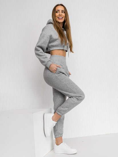 Women's 2-Piece Oversize Tracksuit Grey Bolf 8C68