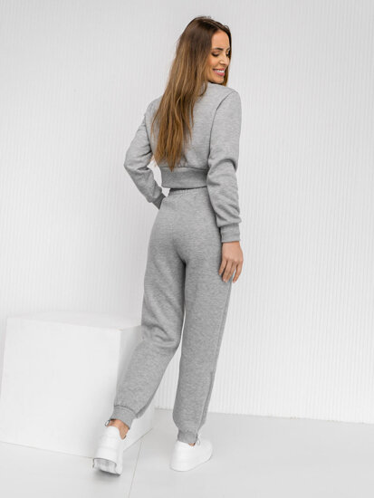 Women's 2-Piece Oversize Tracksuit Grey Bolf 8C78