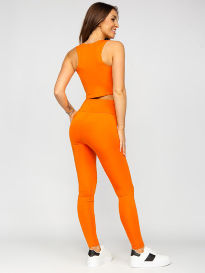 Women's 2-Piece Sport Outfit Fashion Orange Bolf 022