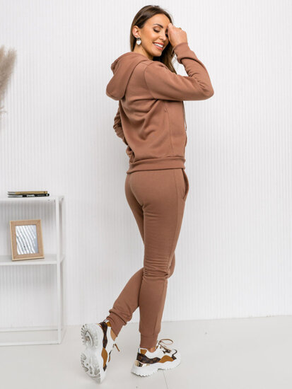 Women's 2-Piece Tracksuit Beige Bolf 0003