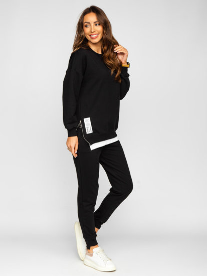 Women's 2-Piece Tracksuit Black Bolf VE05