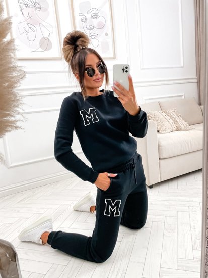 Women's 2-Piece Tracksuit Black Bolf VE22