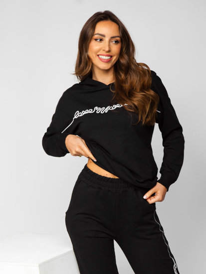 Women's 2-Piece Tracksuit Black Bolf VE43