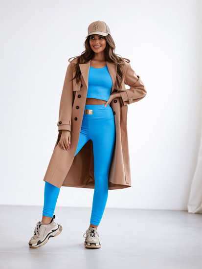 Women's 2-Piece Tracksuit Blue Bolf 022A