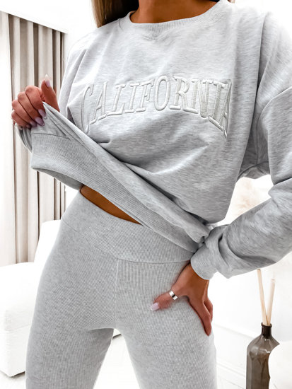 Women's 2-Piece Tracksuit California Grey Bolf VE50