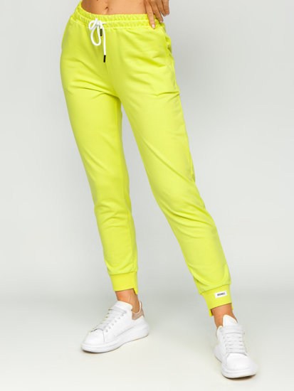 Women's 2-Piece Tracksuit Lime Green Bolf VE05