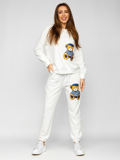 Women's 2-Piece Tracksuit White Bolf 52308