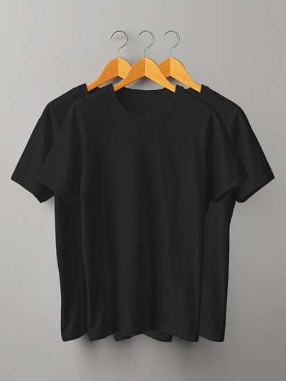 Women's Basic T-shirt Black Bolf SD211-3P 3PACK