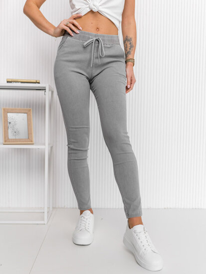 Women's Denim Leggings Grey Bolf S108