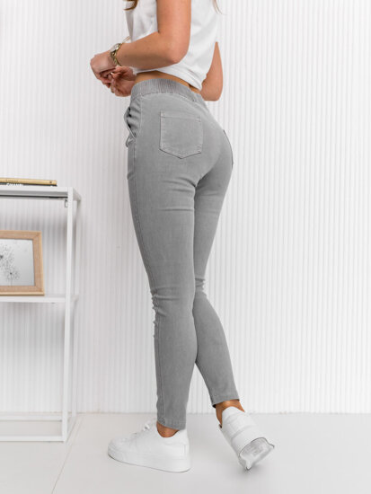 Women's Denim Leggings Grey Bolf S108