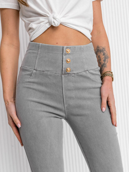 Women's Denim Leggings Grey Bolf S110