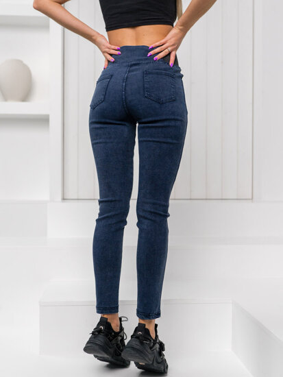 Women's Denim Leggings Navy Blue Bolf S111