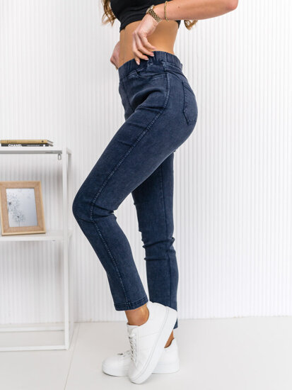 Women's Denim Leggings Navy Blue Bolf S113