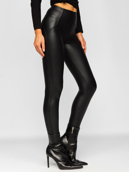 Women's Faux Leather Leggings Black Bolf J51700