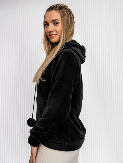 Women's Fleece Hoodie Black Bolf HH033