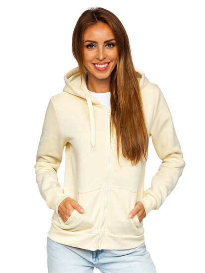 Women's Hoodie Ecru Bolf W03B