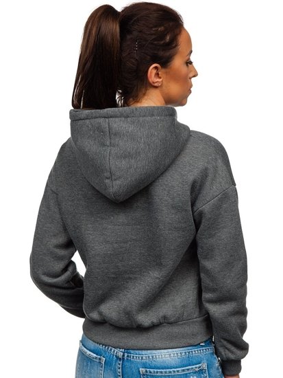 Women's Hoodie Graphite Bolf KSW2019