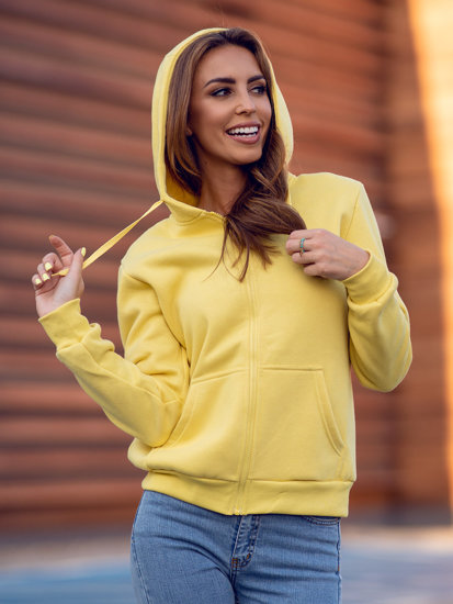 Women's Hoodie Light Yellow Bolf W03B